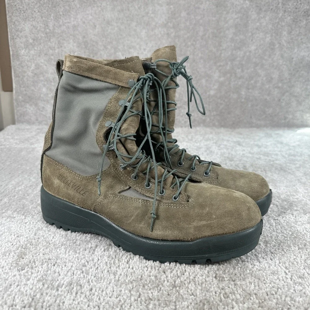 Belleville 690 Mens 12.5 R Air Force Flight Boots Sage Green Gore-Tex Vibram USA